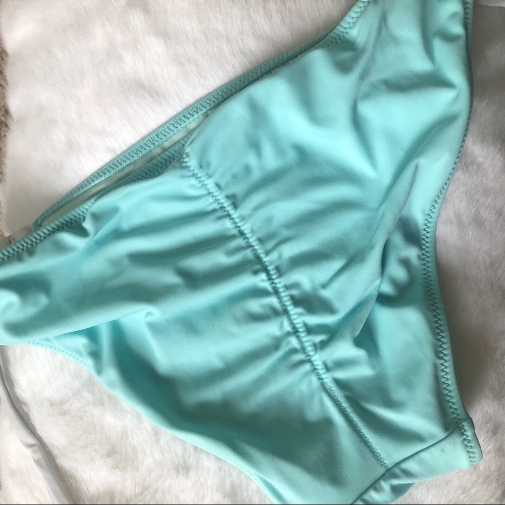 Victoria Secret Blue Swim Bottoms